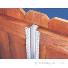 Black U Type Fence Post